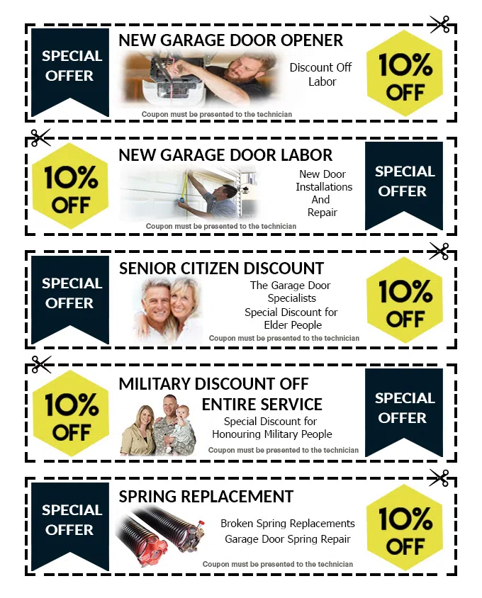 Garage Door & Opener Repairs Bryn Athyn, PA 215-902-9555 - coupons